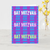 BAT MITZVAH-kaart Kaart (Gele Bloem)