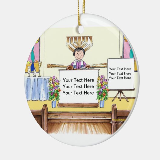 Bat Mitzvah Keramisch Ornament (Links)