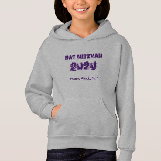 Bat Mitzvah Lockdown 2020 Hoodie (Voorkant)