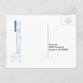 Bat Mitzvah Magazine RSVP Beantwoorden Kaart Geel (Achterkant)