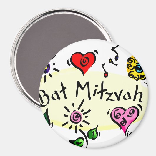 Bat Mitzvah Magneet (Voorkant / Achterkant)