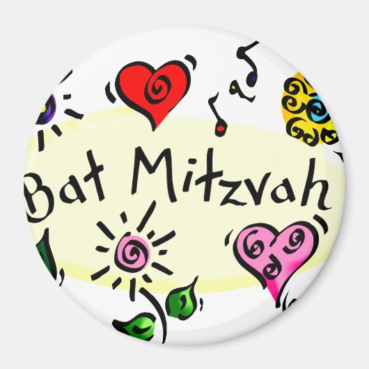 Bat Mitzvah Magneet (Voorkant)