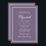 Bat Mitzvah Modern Monogram op eenvoudige boerderi Kaart<br><div class="desc">Bestaat uit elegante serif en cursieve manuscripttypografie op lijst. Dit wordt ontworpen door de Uitgezochte Leveringen van de Partij,  exclusief voor Zazzle. Hier te vinden op: http://www.zazzle.com/selectpartysupplies</div>