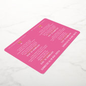 BAT MITZVAH modern script  roze goud Folie Uitnodiging (Gedraaid)