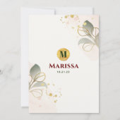 Bat Mitzvah Modern Waterverf Floral Glitter Invi Kaart (Achterkant)