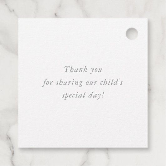 BAT MITZVAH moderne ster helder roze verloop Bedankjes Labels (Achterkant)