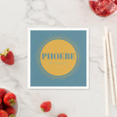 Bat Mitzvah Napkin- Phoebe Servet (Insitu)