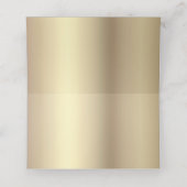 Bat Mitzvah Navy Waterverf Gouden Glitter Script Plaatskaartje (Binnenkant ongevouwen)