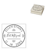 Bat Mitzvah of Bar Mitzvah Gepersonaliseerde inkt Rubberstempel (Gestempeld)
