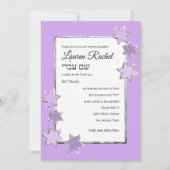 Bat Mitzvah om het even welke kleur Witte Centrum  Kaart (Voorkant)