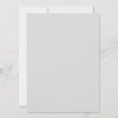 Bat Mitzvah Paars Teal Ster van David op Elke Kleu Kaart (Achterkant)