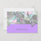 Bat Mitzvah Pastel Star van David op elke kleur Kaart (Voorkant)