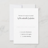 Bat Mitzvah Pink Irises RSVP (Achterkant)