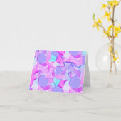 Bat Mitzvah Pink Paars Blue Star van David Kaart (Gele Bloem)