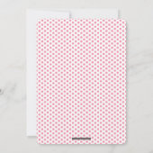 BAT MITZVAH polka dot patroon goud glitter roze Kaart (Achterkant)