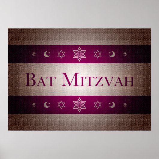 Bat Mitzvah Poster (Voorkant)