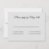 Bat Mitzvah Rainbow Star Elke kleur RSVP (Achterkant)