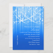 Bat Mitzvah Royal Blue Sparkly Lights Kaart (Voorkant)