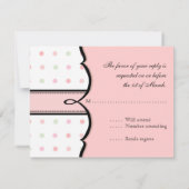 Bat Mitzvah RSVP-respons - Franse moedervlek RSVP Kaartje (Achterkant)