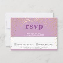 BAT MITZVAH RSVP rustieke schattige gouden confett