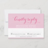 BAT MITZVAH RSVP schattige stijlvolle ster van dav (Voorkant)