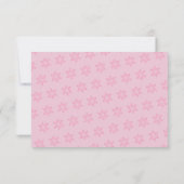 BAT MITZVAH RSVP schattige stijlvolle ster van dav (Achterkant)