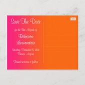 Bat Mitzvah Save The Date Briefkaart - Krijtbord (Achterkant)