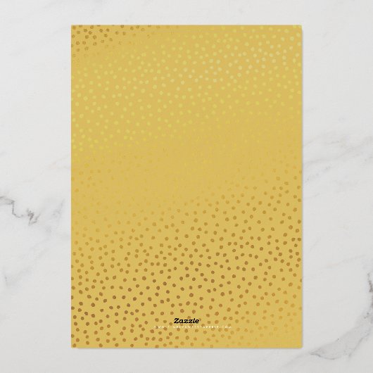 BAT MITZVAH  script bord roze ombre goud Folie Uitnodiging (Achterkant)