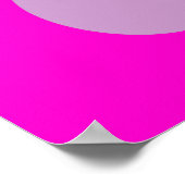 Bat Mitzvah Sign In Board Fun Flower Blue Roze Poster (Hoek)