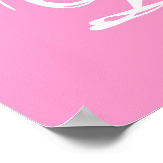 Bat Mitzvah Sign-In Board naar keuze uit 216 kleur Poster (Hoek)