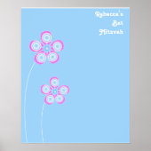 Bat Mitzvah Sign In Board Poster (Voorkant)