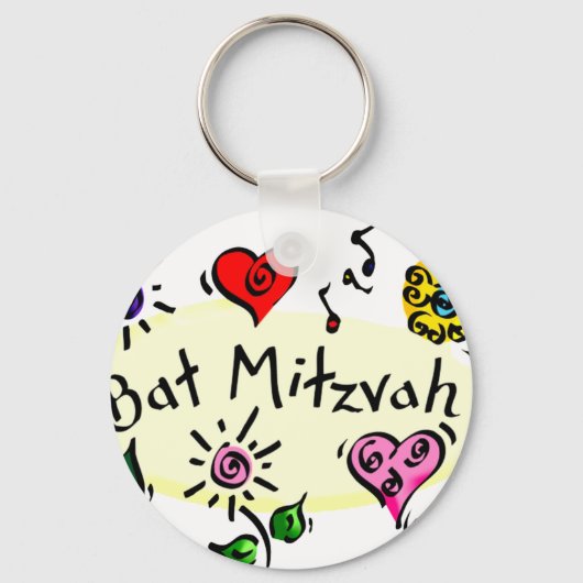 Bat Mitzvah Sleutelhanger (Voorkant)