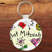 Bat Mitzvah Sleutelhanger (Voorkant)