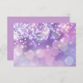 Bat Mitzvah Sparkle licht Paarse roze RSVP