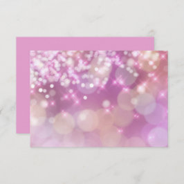 Bat Mitzvah Sparkle Licht Roze RSVP Kaartje