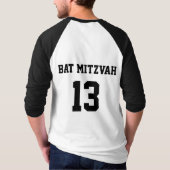 Bat Mitzvah Sports Jersey T-shirt (Achterkant)