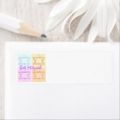 Bat Mitzvah/Star van David Etiket (Insitu)