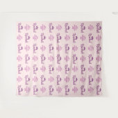 Bat Mitzvah Step en Repeat Foto Achtergrond Wandkleed (Voorkant (horizontaal))