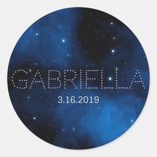 Bat Mitzvah Sticker (Voorkant)