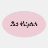 Bat mitzvah stickers of envelopzegels (Voorkant)
