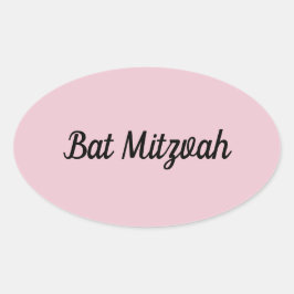 Bat mitzvah stickers of envelopzegels