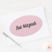 Bat mitzvah stickers of envelopzegels (Envelop)