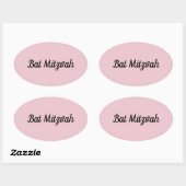 Bat mitzvah stickers of envelopzegels (Vel)