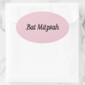 Bat mitzvah stickers of envelopzegels (Tas)