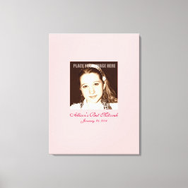 Bat Mitzvah tekent aan in de raad van bestuur Canvas Afdruk