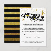 Bat Mitzvah Transportation Details Card Informatiekaartje (Voorkant / Achterkant)