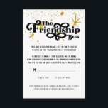 Bat Mitzvah Transportation Details Card Informatiekaartje<br><div class="desc">Met deze kaart kunnen uw gasten weten hoe kinderen naar het feest worden vervoerd. Deze stijlvolle Black & Gold-ontwerpsuite is de perfecte manier om het feest van het jaar te vieren. Voeg uw douanetekst aan dit ontwerp toe door de "Edit this design sjabloon"vakjes op de rechterkant van het punt te...</div>