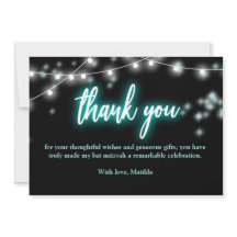 Bat Mitzvah Turquoise Neon Thema