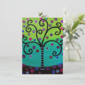 Bat Mitzvah-uitvindingen in de levensbar Kaart (Staand voorkant)