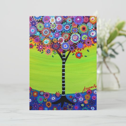 Bat Mitzvah-uitvindingen in de levensbar Kaart (Staand voorkant)